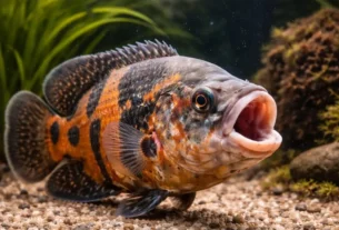 Peixe Abrindo e Fechando a Boca Rapido