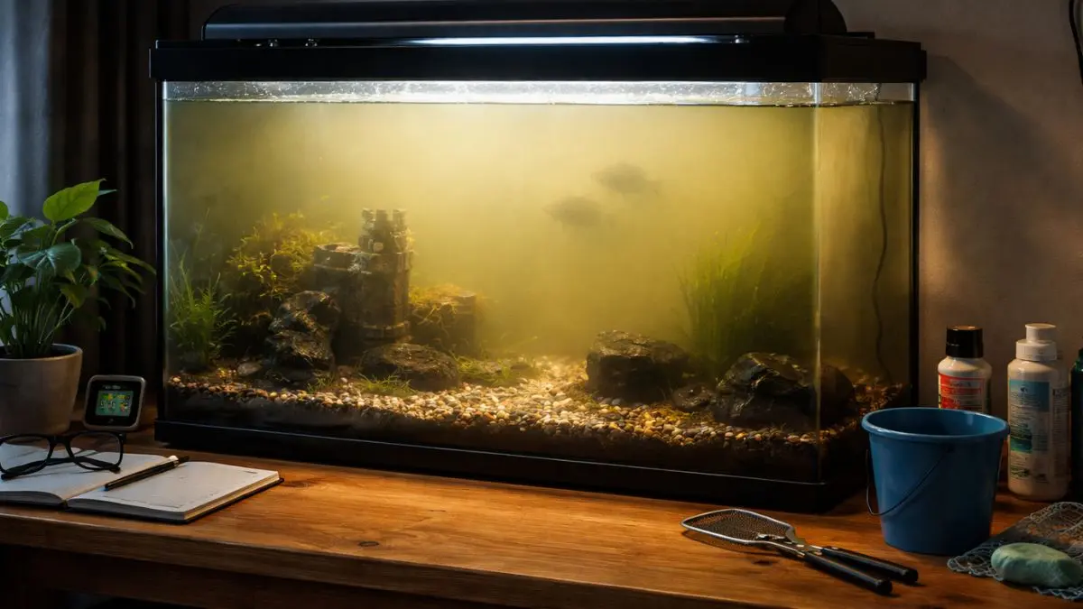 Água do Aquário Fica Turva Depois de 1 Dia