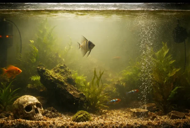 Aquário com Cheiro Ruim