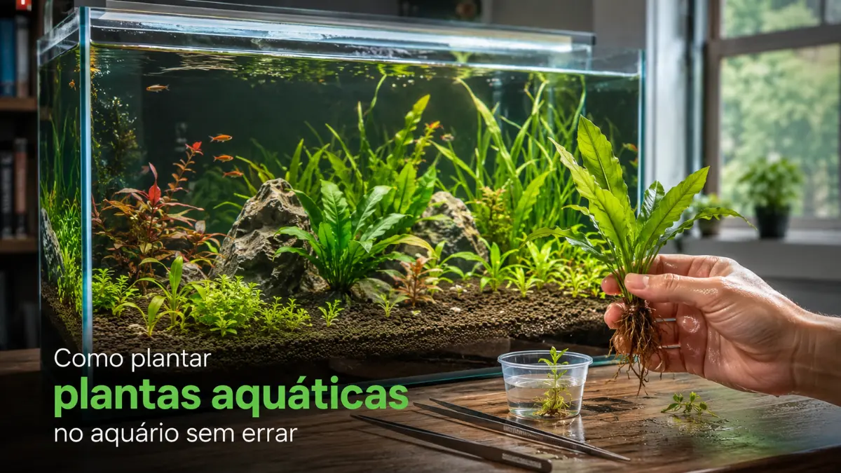Como plantar plantas aquáticas no aquário sem errar