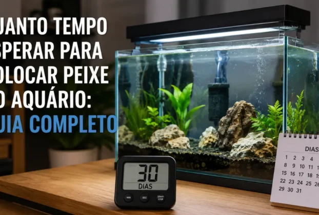 Quanto tempo esperar para colocar peixe no aquário
