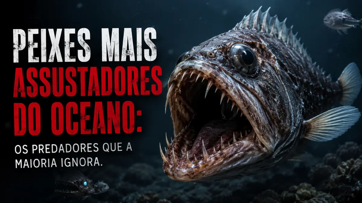 Peixes mais assustadores do oceano