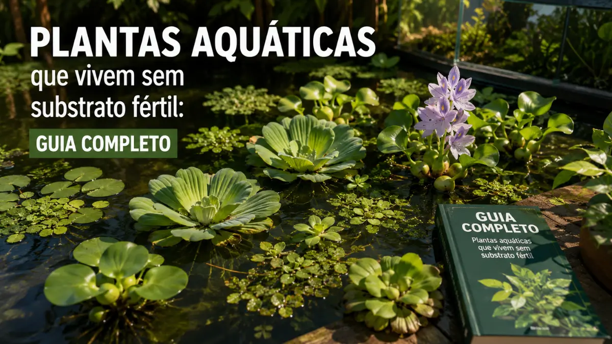 Plantas aquáticas que vivem sem substrato fértil: guia completo 1 Plantas aquáticas que vivem sem substrato fértil